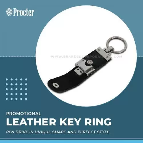Leather Key Ring Pendrive Shell CSL202