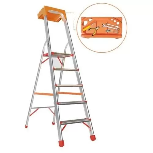 Lifelong Foldable 5 Step Aluminium Ladder  LLSLAT05 