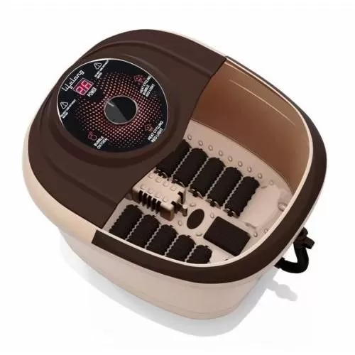 Lifelong LLM405 Foot Spa Massager with Manual Rollers, Digital Panel