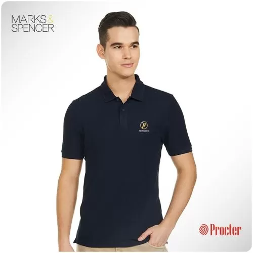 Marks & Spencer Cotton Polo T-Shirt