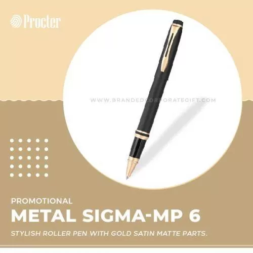 Metal Black Sigma Roller Pen MP 6