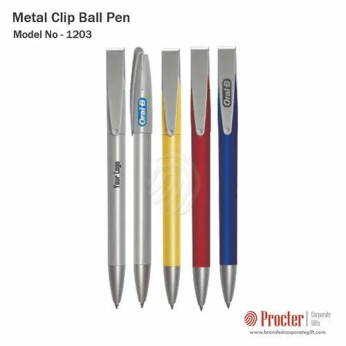 Metal Clip Ball Pen 9122