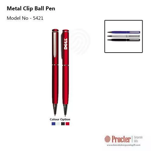 Metal Clip Ball Pen H-212