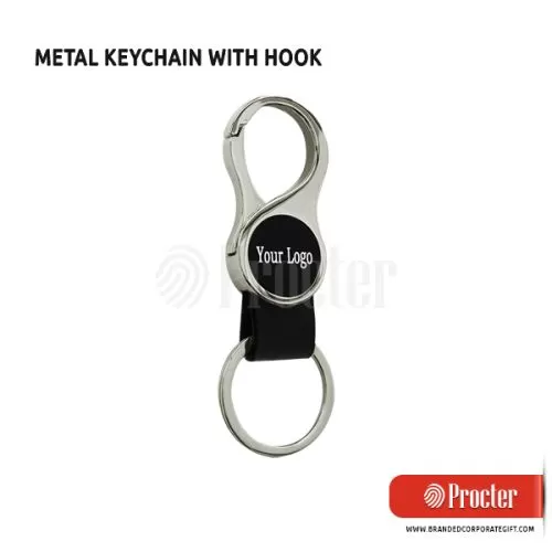 Metal Keychain With Hook H512