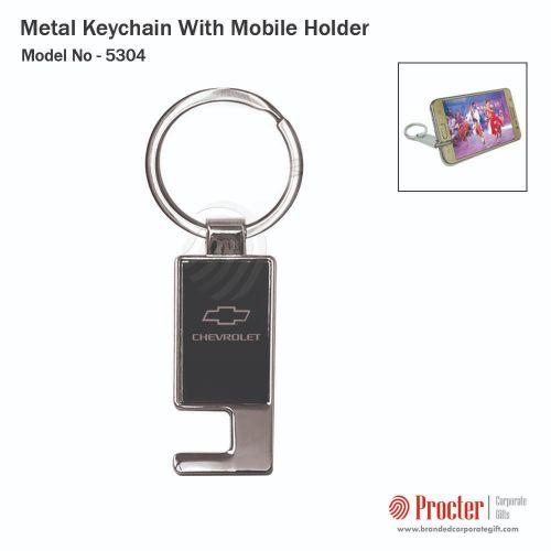 Metal Keychain with Mobile holder H-515
