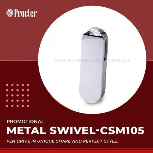 Metal Swivel USB Pendrive Shell CSM105