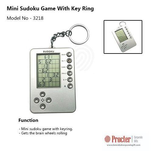 MINI SUDOKU GAME WITH KEY RING P03 