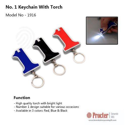 No. 1 keychain with torch J77 