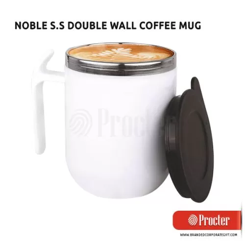 NOBLE Stainless Steel Double Wall Coffee Mug H229