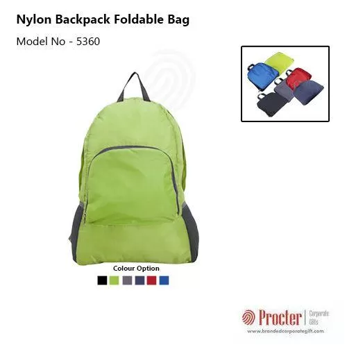 Nylon Backpack Foldable Bag H-1511