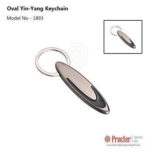 Oval yin-yang keychain J54