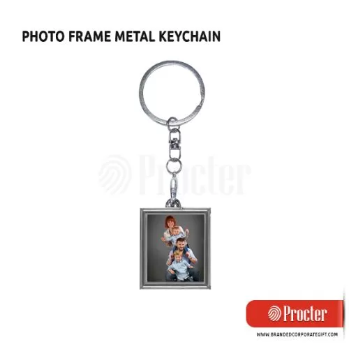 Photo Frame Metal Keychain H529