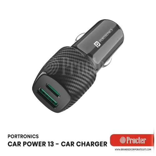 PROCTER - Portronics CAR POWER 13 Car Charger