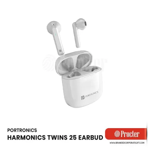 PROCTER - Portronics HARMONICS TWINS 25 Smart ENC Bluetooth Earbuds