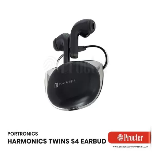 PROCTER - Portronics HARMONICS TWINS S4 Smart TWS Bluetooth Earbuds