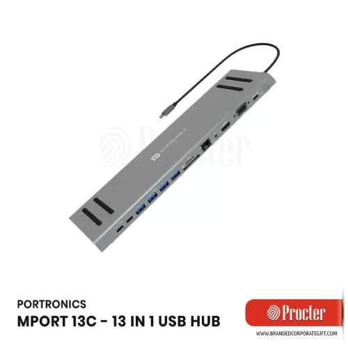 Portronics MPORT 13C USB C Hub