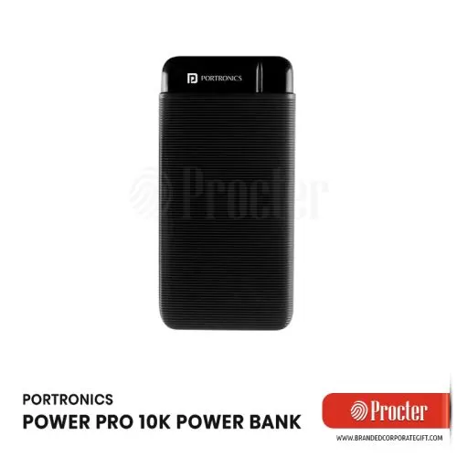 Portronics POWER PRO 10K 10000 mAh,10w Slim Power Bank 