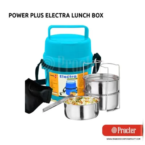 POWER PLUS ELECTRA Lunch Box Steel H07