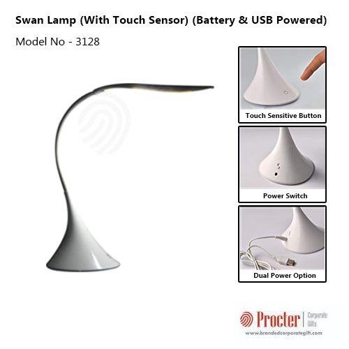 POWER PLUS FLEXI SWAN LAMP (WITH TOUCH SENSOR) (BATTERY & USB POWERED) E125