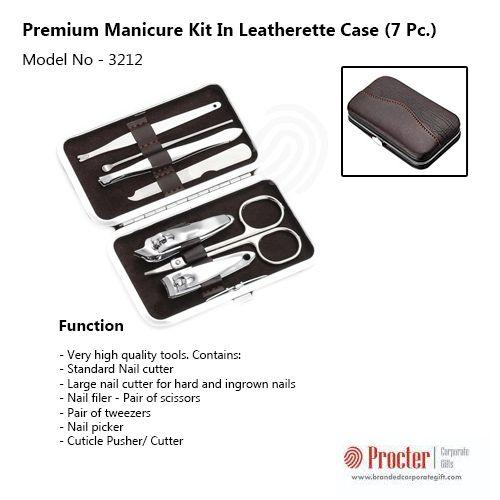 PREMIUM MANICURE KIT IN LEATHERETTE CASE (7 PC.) - SMALL  N11 