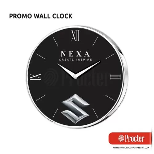 PROMO Wall clock With Rotating Logo W11