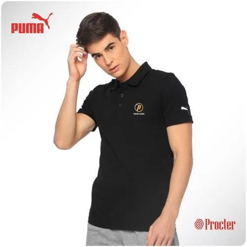 Puma ESN Polo T-Shirt Black