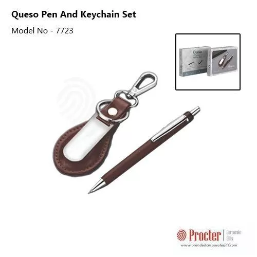 Queso Pen and Keychain Set