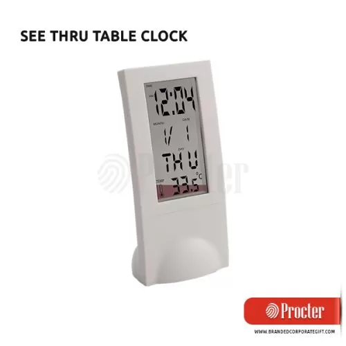 PROCTER - SEE THRU Table Clock A86 