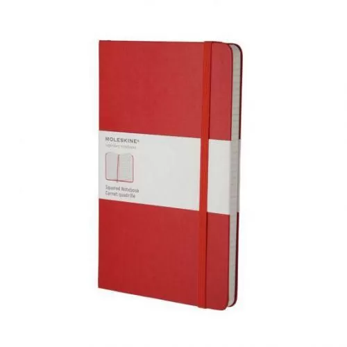 Squared Notebook - Red - Large MOLESKINE
