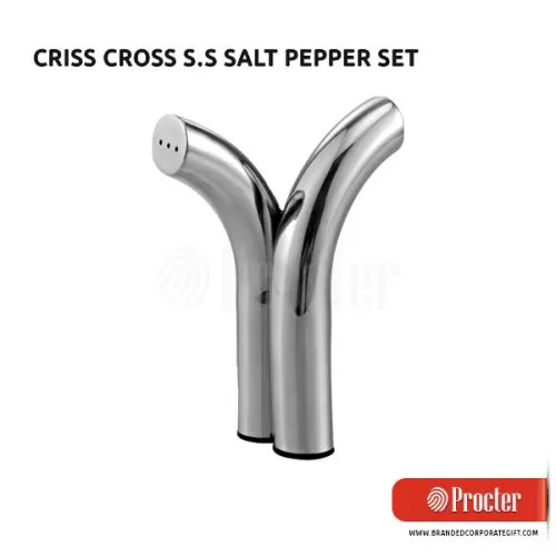 SS CRISS CROSS Salt Pepper Set H126 
