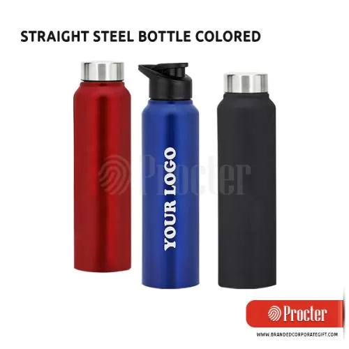 STRAIGHT Steel Bottle Colored H201