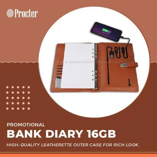 Stylish Power bank Diary DPBUxx5000mAh-16GB