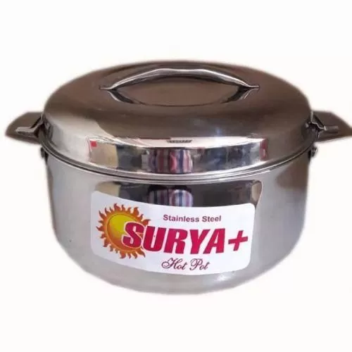 Surya Stainless steel hot pot casserol 5000 ml Casserole  FG-THF-FTK-0144
