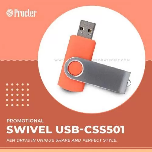 Swivel USB Pendrive Shell CSS501