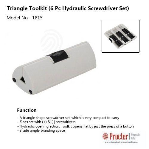 PROCTER - Triangle toolkit (6 pc hydraulic screwdriver set) G09