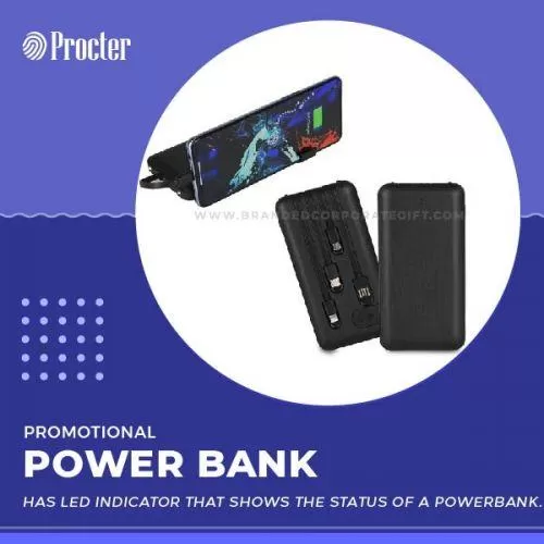 Universal 4 in 1 Power Bank with Mobile Stand 10000mAh