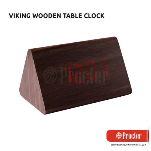 Urban Gear VIKING 2.0 Wooden Table Clock UGCT04