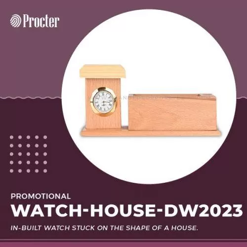 Watch-House Wooden Desk Organizer DW 2023