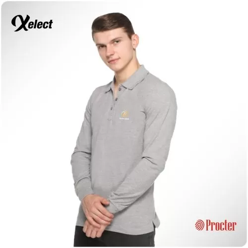 Xelect Fastees Full Sleeves Polo T-Shirt