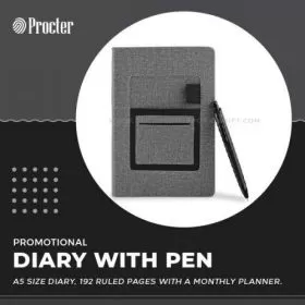  Corporate Diary with Pen AL-DS-PUL-DG12