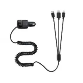 Car charger with 3 in 1 Cable ZF-C2U3