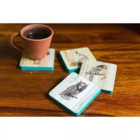 Wooden coasters (set of 4)