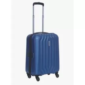 ARISTOCRAT 55 Cm Aston Blue Small 4 Wheel Hard Luggage Strolley