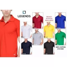 Legends 210 GSM Cotton Polo T-Shirt