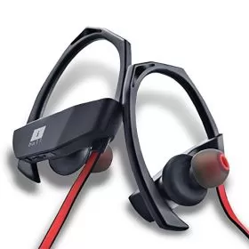 Iball Musi Track Lightweight Wireless Sports Headset (Black&Red)