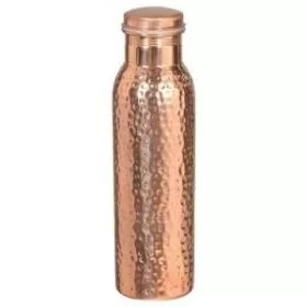 Jointless Hammered 100% Pure copper water bottle 600ML DC-05
