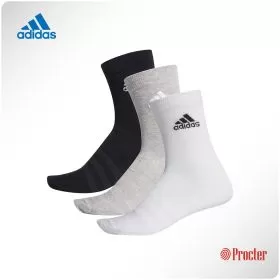Adidas Men Light Crew Ankle 3 Pairs Sock DZ9392