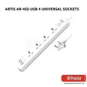Artis AR-4SS-USB 4 Universal Sockets Extension Board