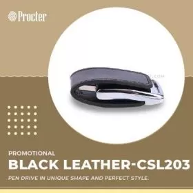 Black Leather Pendrive Shell CSL203