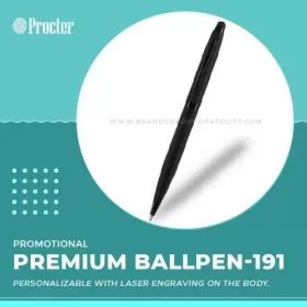 Black Personalised Premium Ball Pen With Matte Finish- 191